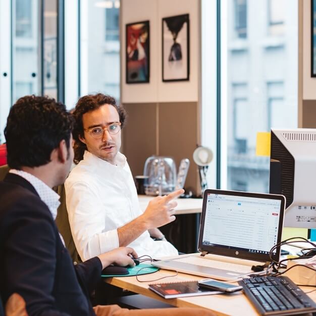 Dedicated workspace in Mark Square, WeWork, Shoreditch