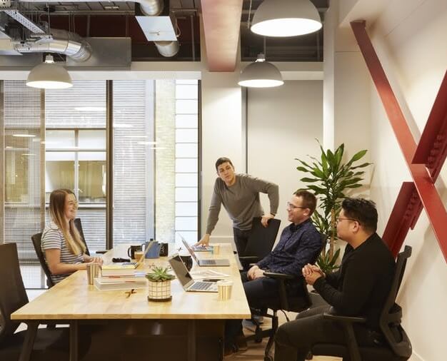 Dedicated workspace, Wilson Street, WeWork in Shoreditch