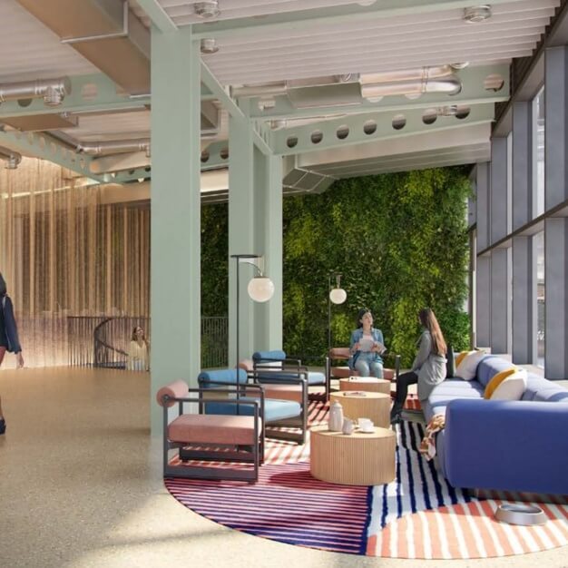 Foyer area in Montacute Yards, FORA, Shoreditch
