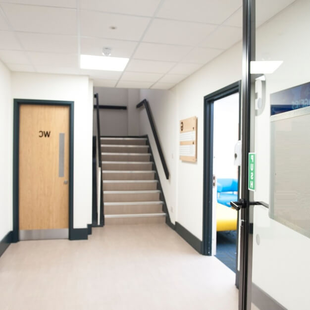 Hallway access at Charles Square, The Ethical Property Company Plc, Shoreditch