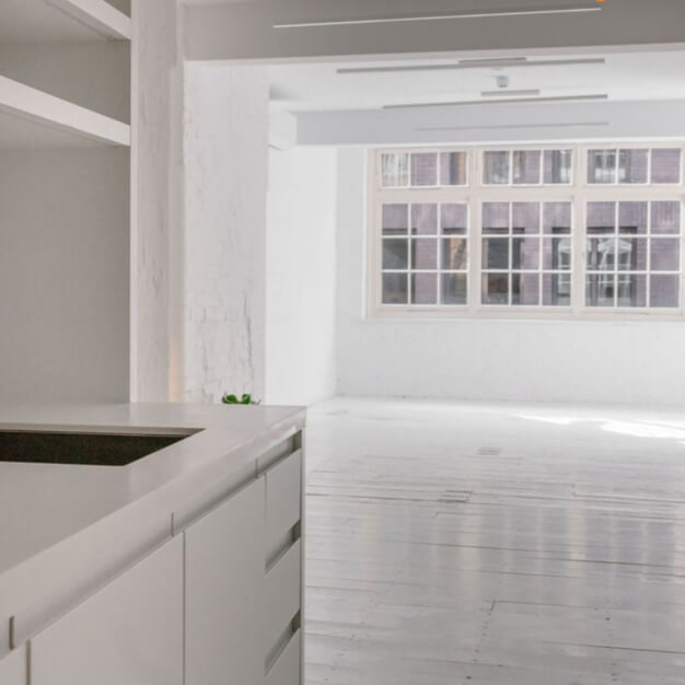 Kitchen at Charlotte Road, Dotted Desks Ltd in Shoreditch