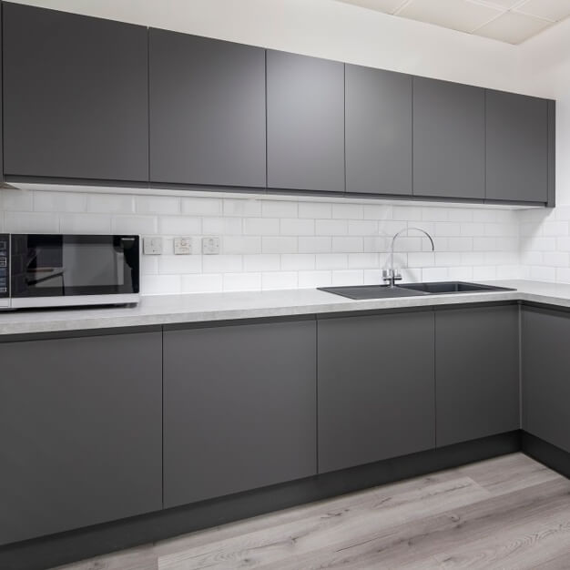 Kitchen at Hewett Street, Hermit Offices Limited (Frameworks) in Shoreditch