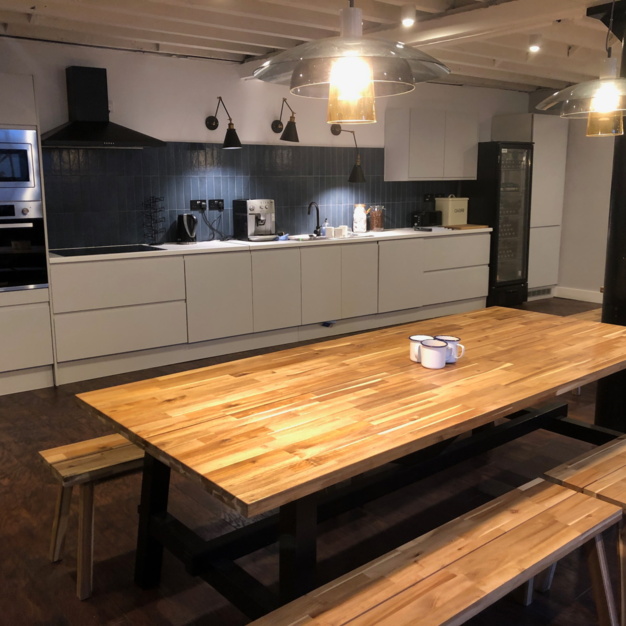 Kitchenette at Old Nichol Street, Dotted Desks Ltd in Shoreditch