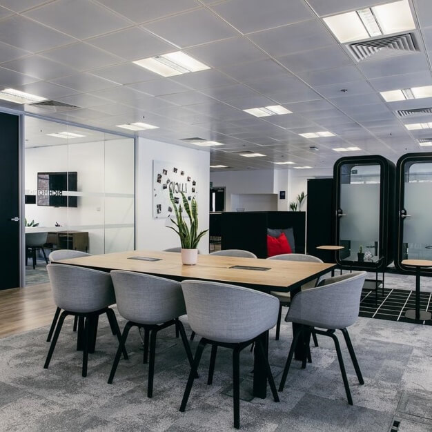 Phone booth in Finsbury Market, Knotel, Shoreditch