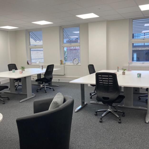 Private workspace, Charles Square, The Ethical Property Company Plc in Shoreditch