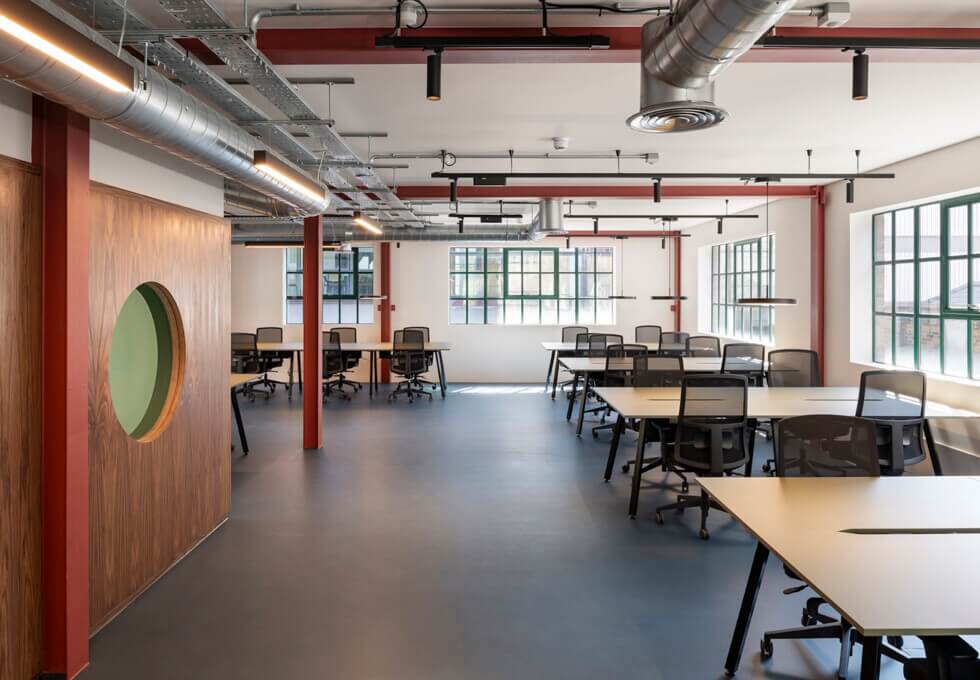 Private workspace, New Inn Yard, Hermit Offices Limited (Frameworks) in Shoreditch