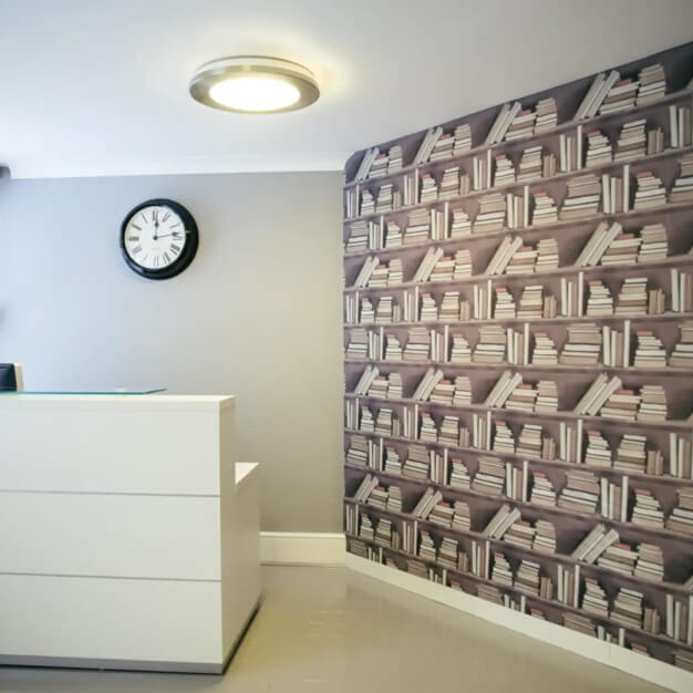 Reception at Christopher Street, The Boutique Workplace Company in Shoreditch