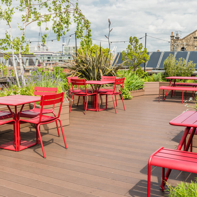 Roof terrace in Rivington Street, FORA, Shoreditch