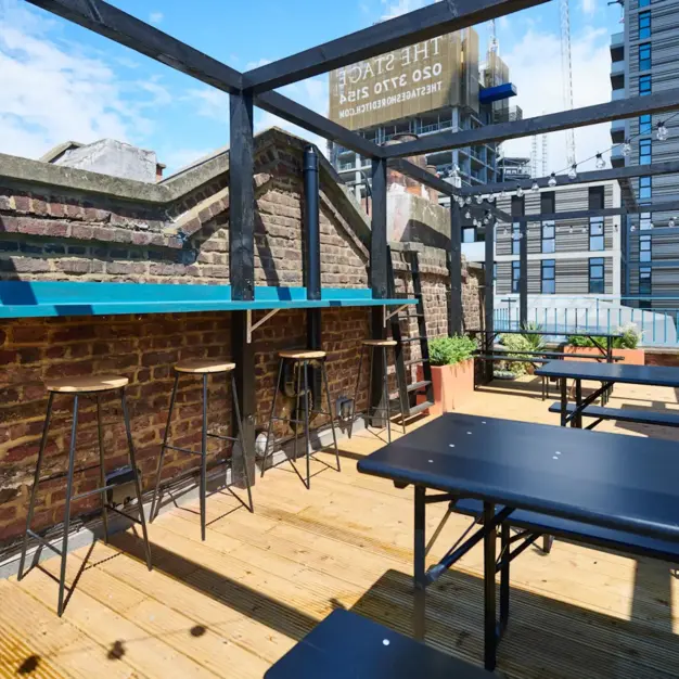 Roof terrace in Shoreditch High Street, House of Creative London Ltd, Shoreditch
