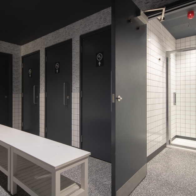 Showers in Gorsuch Place, Shoreditch One Ltd (Oneder), Shoreditch