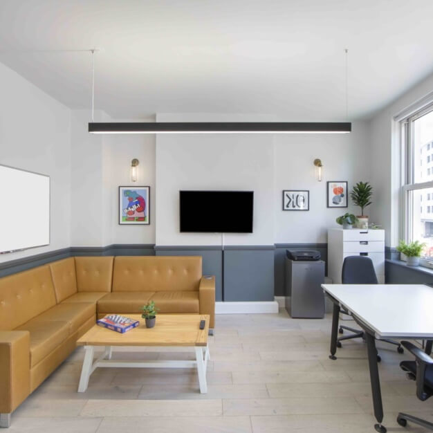 The breakout area in Canvas Offices, Rivington Street, Shoreditch