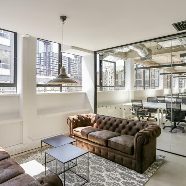 The Breakout area - Luke Street, Techspace (Shoreditch)