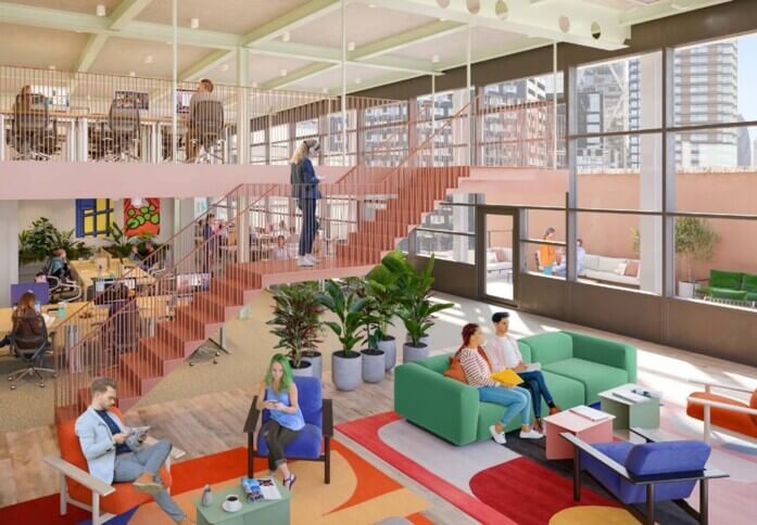 The Breakout area - Montacute Yards, FORA (Shoreditch)