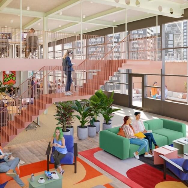 The Breakout area - Montacute Yards, FORA (Shoreditch)