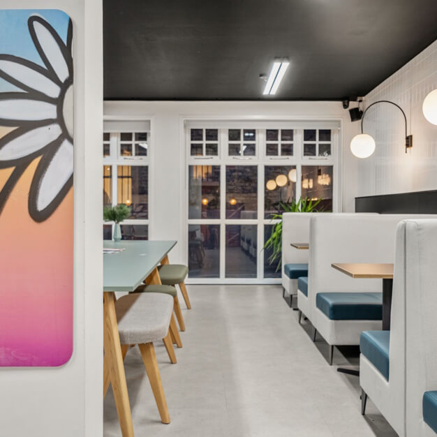 The breakout area on Shoreditch High Street, House of Creative London Ltd