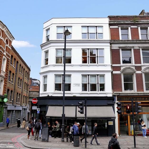 The building at Rivington Street, Canvas Offices, Shoreditch