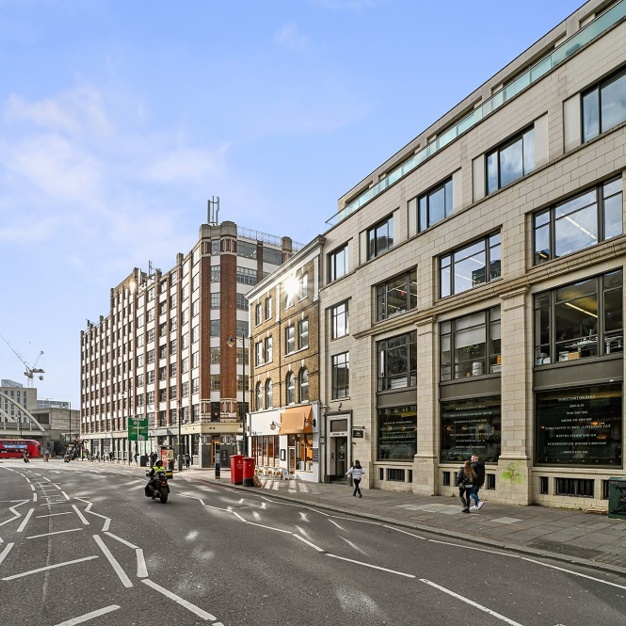 The building at Shoreditch High Street, Base Offices in Shoreditch