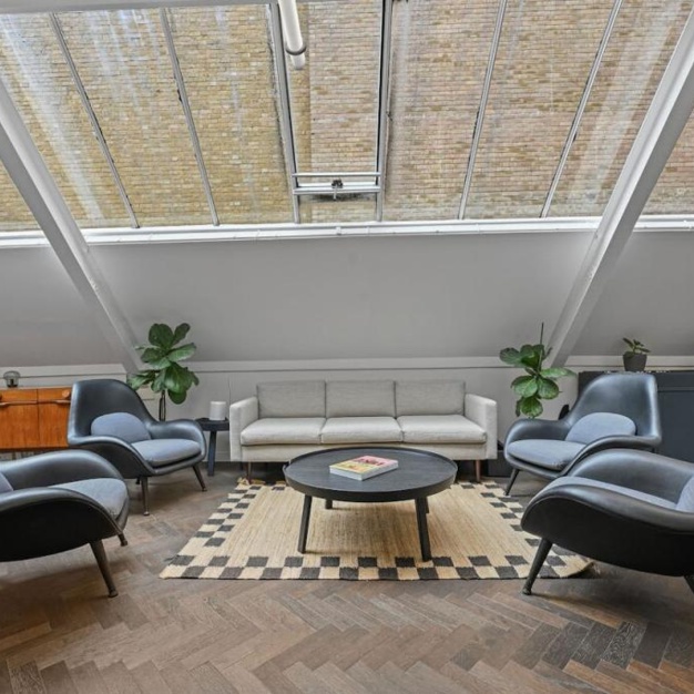 The dedicated breakout area - Bateman's Row, Base Offices (Shoreditch)