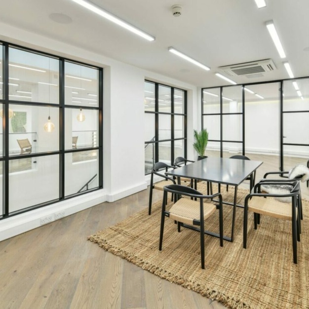 The dedicated meeting room at Standard Place, Rubix in Shoreditch