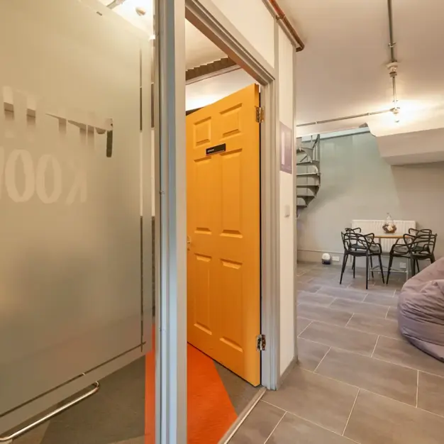 The hallway at Shoreditch High Street, House of Creative London Ltd in Shoreditch