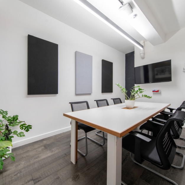 The meeting room at Bethnal Green Road, Canvas Offices in Shoreditch