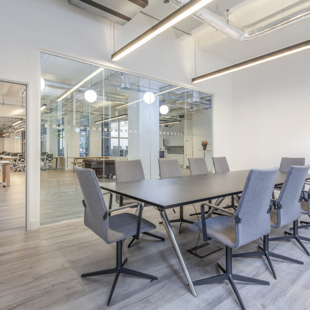The meeting room at Worship Street, Business Cube (Shoreditch)