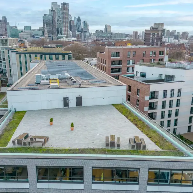 The outdoor area at Gorsuch Place, Shoreditch One Ltd (Oneder) in Shoreditch