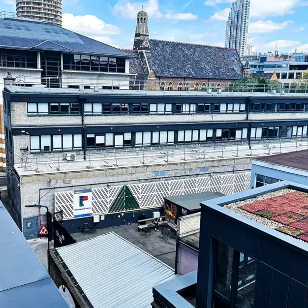 Use the roof terrace at Clifton Street, Workspace Group Plc (Shoreditch)