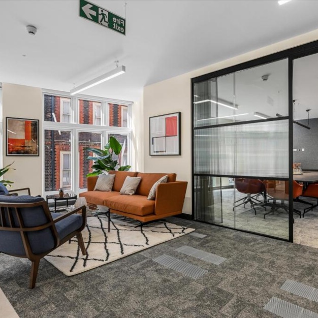 A dedicated breakout area in Wardour Street, Knight Frank, Soho