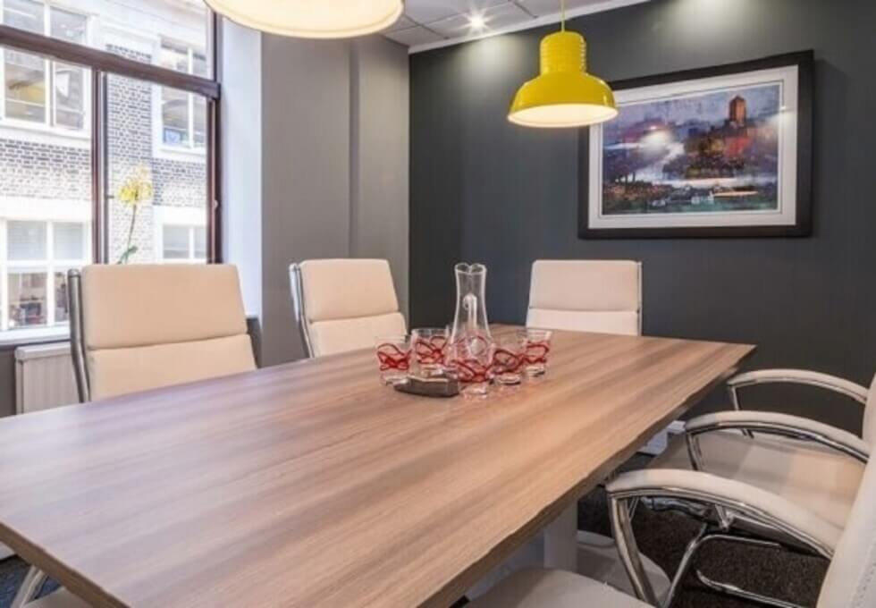 Boardroom at Golden Square, The Boutique Workplace Company in Soho