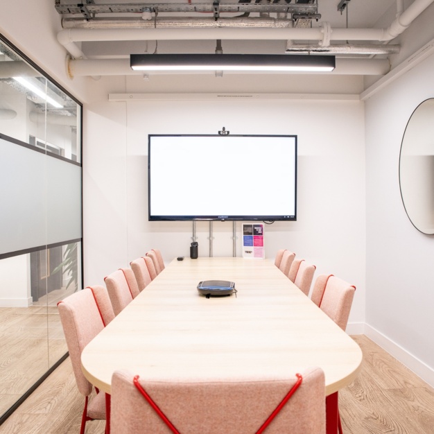 Boardroom at Ingestre Place, Huckletree in Soho