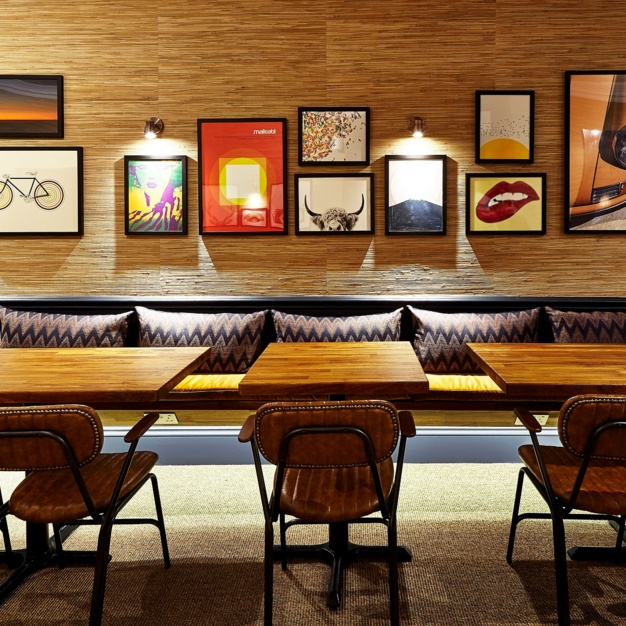 Breakout area at Poland Street, Soho - Podium Space Ltd