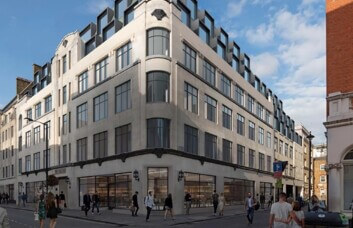 Building external for Wardour Street, WeWork, Soho