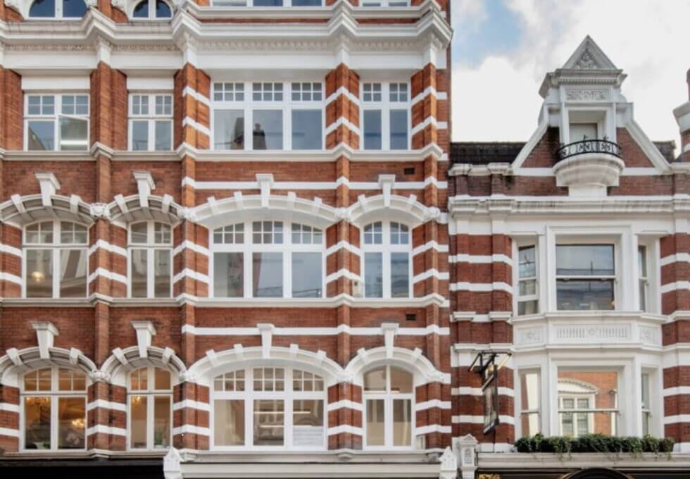 Building external for Wardour Street, Workpad Group Ltd, Soho
