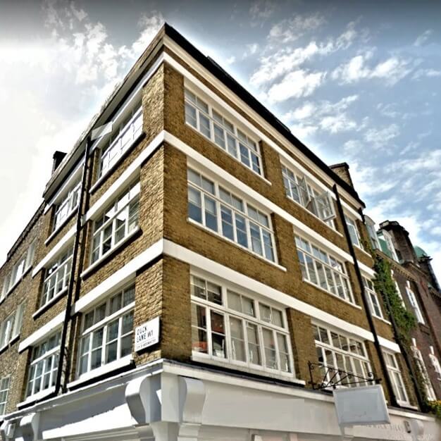 Building outside at Broadwick Street, Workpad Group Ltd, Soho