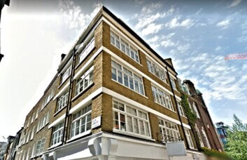 Building outside at Broadwick Street, Workpad Group Ltd, Soho