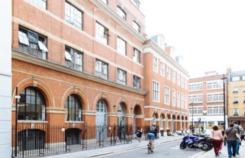 Building outside at Great Chapel Street, WeWork, Soho