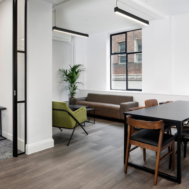 Client breakout area in Poland Street, Metspace London Limited (Soho)