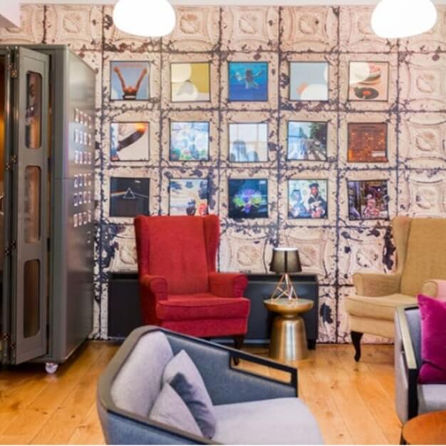 Dedicated breakout area at Sheraton Street, Workpad in Soho