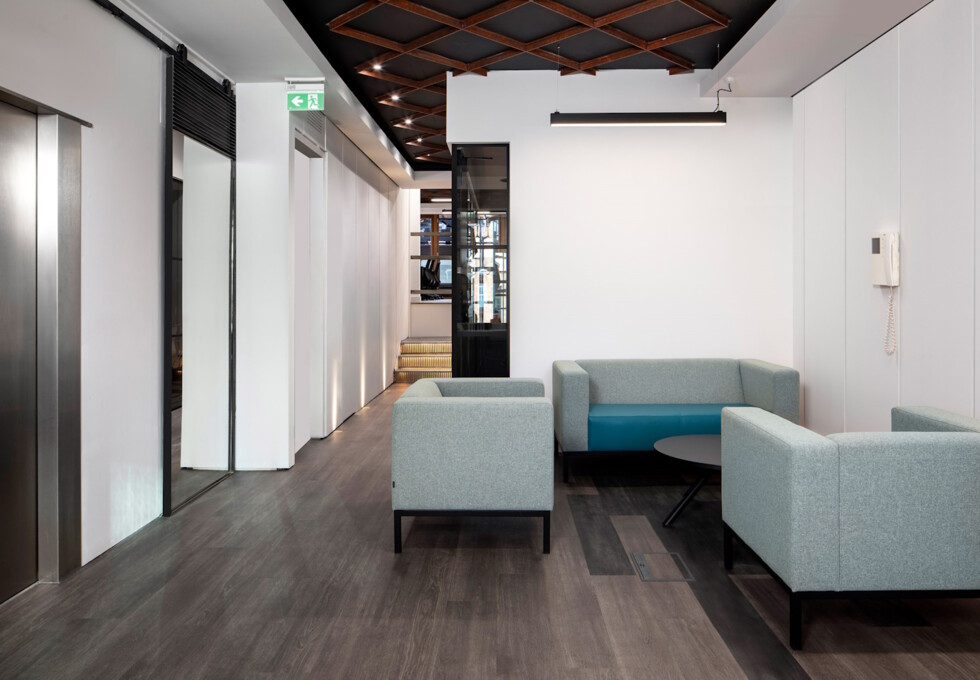 Foyer area in Great Marlborough Street, Metspace London Limited, Soho