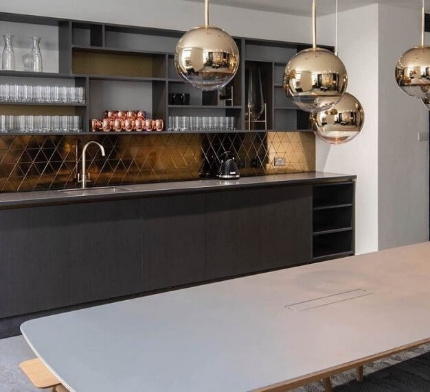 Kitchen at Soho Square, The Boutique Workplace Company in Soho
