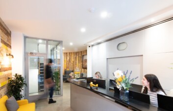 Reception in Old Compton Street, Runway East, Soho