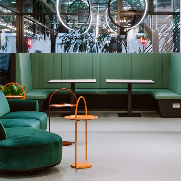 The breakout area - Ingestre Place, Huckletree (Soho)