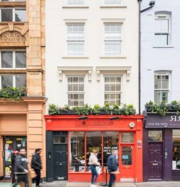 The building at Berwick Street, Hermit Offices Limited (Frameworks), Soho