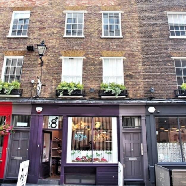 The building at Ganton Street, Workpad Group Ltd, Soho