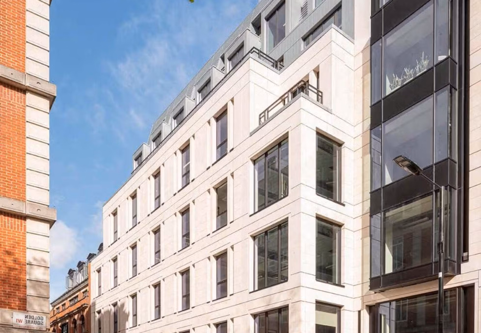 The building at Golden Square, Situu, Soho