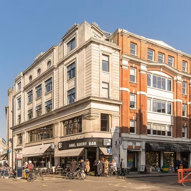 The building at Wardour Street, Runway East in Soho