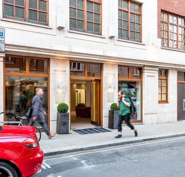 The building at Warwick Street, Regus, Soho