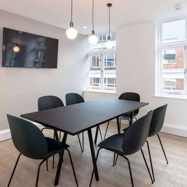 The meeting room at Broadwick Street, Workpad Group Ltd in Soho