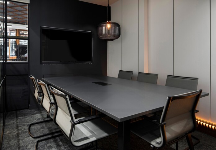The meeting room at Great Marlborough Street, Metspace London Limited in Soho